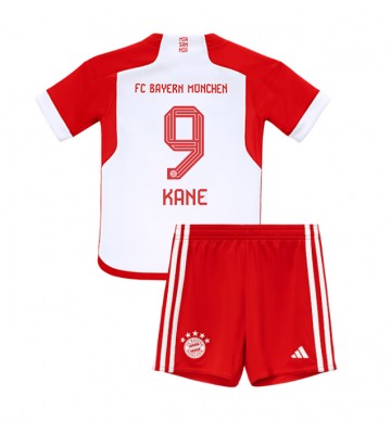 Bayern Munich Harry Kane #9 Replica Home Stadium Kit for Kids 2023-24 Short Sleeve (+ pants)
